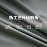 京東京造黑膠淺灰窗簾 99%全遮光窗簾布飄窗臥室遮陽(yáng)簾掛鉤式 寬1.5*高2米 曬單實(shí)拍圖