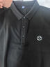盛世印工作服定制工衣短袖POLO衣服印字T恤文化衫夏季廣告衫訂logo刺繡 黑色 L 曬單實(shí)拍圖