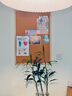 齊富60*90cm木框軟木板照片展示墻相片獎狀貼墻面軟木留言板圖釘創(chuàng)意裝飾毛粘板幼兒園教室主題拍立得 曬單實(shí)拍圖