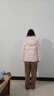 明摩秋MM羽絨服女短款韓版面包服外套冬寬松2024年新款學(xué)生中戲 淡粉色 S 曬單實(shí)拍圖