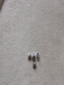 珍艾（zhenai）PT999 光珠圓珠耳釘 足鉑金耳飾 白金光面耳鉤 珍艾 鐳射耳釘M碼1.27克（直徑4.5mm） 曬單實(shí)拍圖