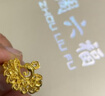周六福（ZLF）七夕禮物  黃金項(xiàng)鏈女款足金999婚嫁戒指耳飾結(jié)婚首飾鳳冠 計(jì)價(jià)T 套鏈43+3cm尾鏈 - 13.21g 曬單實(shí)拍圖