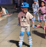 迪士尼女童學(xué)院風(fēng)套裝2025夏季新款兒童男大童短袖襯衣短褲半裙兩件套 曬單實(shí)拍圖