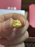 周大福 十二生肖 生肖蛇定價(jià)黃金吊墜轉(zhuǎn)運(yùn)珠 生肖蛇 EOR827 曬單實(shí)拍圖