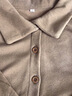 皮爾卡丹（pierre cardin）100羊毛襯衫女Polo領(lǐng)開(kāi)衫針織上衣氣質(zhì)襯衣毛衣外套 黑色 S 曬單實(shí)拍圖