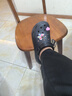 卡駱馳（crocs）泡芙 虞書欣同款男女洞洞鞋跟高5.2cm 黑色 38(38-39) 曬單實拍圖