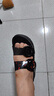 Melissa梅麗莎25新品COZY女小可厚底拖鞋雙根帶休閑外穿拖鞋36158 黑色/玳瑁色 38 曬單實(shí)拍圖