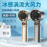 XVVMI【16℃空調(diào)冷風】手持小風扇制冷空調(diào)迷你便攜靜音渦輪桌面小風炮高速大風力充電風扇學生超長續(xù)航 16℃冰感冷風丨超靜音丨澎湃冰爽大風力-灰色 160*58*55.5 曬單實拍圖
