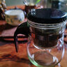 FANCYCHIC耐高溫飄逸杯泡茶壺家用茶具一鍵過濾泡茶杯茶水分離玻璃茶具套裝 泡茶壺 300ml 按壓過濾出水(高硼硅玻璃可加熱) 曬單實拍圖
