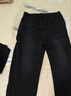 森馬（Semir）牛仔褲男寬松直筒褲25夏彎刀褲長(zhǎng)褲復(fù)古褲子109325124107 曬單實(shí)拍圖
