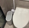 ecoco意可可衛(wèi)生間垃圾桶夾縫家用帶蓋垃圾桶廚房客廳創(chuàng)意北歐廁所紙簍 按壓式 北歐灰 10L 曬單實拍圖