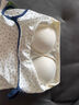 示朵純棉哺乳吊帶背心式孕婦內衣夏季薄款帶胸墊可外穿產(chǎn)后喂奶打底衣 藍白色（茶多酚抑菌 A類(lèi)純棉） XL（適合110~135斤） 曬單實(shí)拍圖