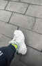 SENMA森馬鞋子男夏季透氣增高百搭厚底休閑老爹鞋學(xué)生潮流百搭防臭運(yùn)動(dòng)潮鞋 米綠 42 (260mm) 曬單實(shí)拍圖
