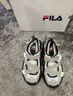 FILA 斐樂(lè)女鞋F(xiàn)RAGOLA七夕送摩登涼鞋2024夏季新款時(shí)尚休閑草莓涼鞋 燧石灰/冰灰-EI 36.5 曬單實(shí)拍圖