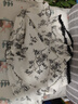 古今（GUJIN）帶胸墊睡裙女春夏新品甜美碎花短袖薄款減齡睡衣連衣裙可外穿 曬單實(shí)拍圖