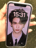 圣圖朗羽紗殼沒有煩惱適用蘋果16手機(jī)殼iPhone15pro閃粉鏡頭14plus高級感12水鉆手鏈11P硅膠全包防摔保護(hù) 羽紗閃粉鏡-沒有煩惱 iPhone 12 曬單實拍圖