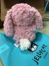Jellycat粉色郁金香甜美小兔公仔動物毛絨玩偶送禮娃娃生日七夕情人節(jié)禮物 粉色 One Size 曬單實拍圖