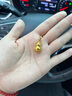 周大生黃金吊墜女足金葫蘆纏花福祿鏈掛墜送女友生日禮物  6.97g 曬單實拍圖
