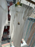 貝瑞加（Babyprints）新生兒連體衣2件裝嬰兒純棉衣服初生寶寶內(nèi)衣長(zhǎng)袖薄款爬服 白藍(lán)52 曬單實(shí)拍圖