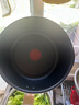 特福（Tefal）平底鍋煎蛋不粘鍋早餐煎鍋少油少煙燃?xì)庠铍姶艩t通用深煎鍋米色 曬單實(shí)拍圖