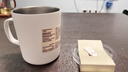 無印良品（MUJI）不銹鋼 雙層馬克杯  水杯 杯子 保溫保冷辦公室 白色 490ml 曬單實(shí)拍圖