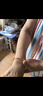 老廟黃金手鐲足金實(shí)心推拉手鐲中性時(shí)尚簡約送女友七夕情人節(jié)禮物 曬單實(shí)拍圖