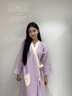 暖優(yōu)純棉紗布浴袍可穿式吸水全棉女成大人睡袍夏季洗澡浴衣薄2025新款 肌膚白:彩紗浴袍 L碼【適合100-130斤穿】 曬單實拍圖