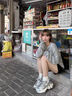 CHERY KALLY【明星同款】潮牌厚底老爹鞋女2025夏季新款銀色休閑運動增高女鞋 銀灰色【戚薇同款】 37 曬單實拍圖