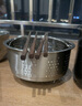 合慶 304不銹鋼瀝米飯蒸飯神器蒸飯籃家用電飯煲蒸格蒸籠蒸屜米湯分離 小號17.5CM蒸飯器【2-3人適用】 曬單實拍圖