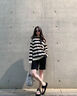 真維斯（JEANSWEST）短褲女夏季新款純棉超顯瘦運動短褲女慵懶風A字休閑純色五分褲 曬單實拍圖
