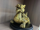 黃銅龍龜擺件一對(duì)銅制八卦金錢龍頭龜神獸客廳玄關(guān)辦公室裝飾大號(hào) 16號(hào) 銅金錢八卦龍龜+送底座+五 曬單實(shí)拍圖