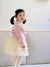 G.DUCKKIDS小黃鴨公主裙女童連衣裙秋裝兒童毛衣開衫裙子女孩小香風(fēng)紗裙套裝 圖片色 90 建議1~2歲【 80-90cm】cm 曬單實(shí)拍圖