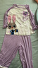 迪士尼女童家居服套裝夏季朱迪莫代爾睡衣套裝空調(diào)服PBZPY3205 紫  140 曬單實拍圖