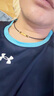 中國黃金（CHINA GOLD）黃金九眼天珠項鏈女男款足金轉運珠瑪瑙吊墜教師節生日禮物送女友 摯愛(ài)禮盒+九眼天珠【黑瑪瑙金珠】0.92g 曬單實(shí)拍圖