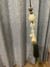 歐陽(yáng)先生古風(fēng)黃楊木雕蓮藕蓮蓬花流蘇吊墜笛子扇子穗子包包掛件手機鏈男女 綠色款-單流蘇 曬單實(shí)拍圖