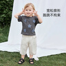 babylove嬰兒褲子夏季薄款大pp褲男女寶寶百搭七分褲清涼透氣外出休閑褲 曬單實(shí)拍圖