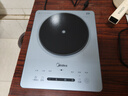 美的（Midea）鉑鉆家用電磁爐電陶爐 2200W大功率電磁灶火鍋爐爆炒預(yù)約多功能電磁爐一套配鍋國家補貼MC-E22B27A 曬單實拍圖