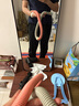 呼啦圈減肥神器智能款瘦肚子軟圈彈簧靜音不傷腰女士專用腹部燃脂 入門款粉綠灰2斤【建議60-90斤】 曬單實拍圖