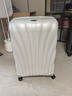 新秀麗（Samsonite）拉桿箱 C-LITE系列CS2超輕材質(zhì)貝殼行李箱 男女通用旅行箱/登機(jī)箱 白色【升級(jí)版】 30英寸 曬單實(shí)拍圖