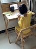 竹庭折疊書桌學(xué)習(xí)桌翻蓋電腦桌家用兒童多功能桌椅套裝臥室床邊寫字桌 翻蓋學(xué)習(xí)桌【常規(guī)款】 曬單實(shí)拍圖