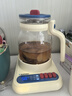藍(lán)寶（BLAUPUNKT）0膠水全玻璃養(yǎng)生壺煮茶壺恒溫水壺?zé)畨厝嵋舯匾惑w迷你辦公室家用花茶壺?zé)踔髩胤篮酪缑半U(xiǎn)藍(lán) 曬單實(shí)拍圖