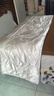 雅棉 100%桑蠶絲天然蠶絲被提花面料夏被被子被芯3.4斤1.5米白色 曬單實(shí)拍圖
