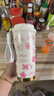 萬(wàn)家全高顏值316不銹鋼保溫杯女生吸管雙飲水杯大容量便攜咖啡隨行杯子 白櫻花雙飲保溫杯500ML 曬單實(shí)拍圖