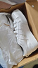 adidas NIZZA PLATFORM厚底增高運(yùn)動(dòng)帆布鞋男女阿迪達(dá)斯三葉草   白   38 曬單實(shí)拍圖