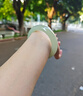 陛玉【七夕情人節(jié)禮物】和田玉手鐲女款玉鐲子附鑒定證書 55-56圈口 曬單實(shí)拍圖