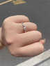 巷南925純銀碎銀子珍珠戒指素圈指環(huán)ins小眾高級感生日禮物女款食指戒 925銀碎銀珍珠戒指 曬單實(shí)拍圖