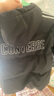 Converse【防潑水】匡威兒童羽絨服冬季男童連帽短加厚加絨外套上衣 正黑色 130 /64 【建議身高116-122cm】 曬單實拍圖