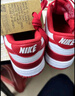 耐克 Dunk Low 板鞋女鞋運(yùn)動鞋子舒適百搭紅色休閑鞋 DD1873-116 37.5 曬單實拍圖
