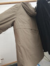 七匹狼【商場(chǎng)同款】男士羽絨服商務(wù)休閑保暖舒適通勤百搭經(jīng)典中長(zhǎng)款外套 701(卡其) 3XL 185/104B 曬單實(shí)拍圖