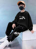 安踏兒童運動衛(wèi)衣男女中大童2025春秋季新款棉質(zhì)親膚寬松舒適長袖上衣 黑色 【初秋熱銷】 160 曬單實拍圖